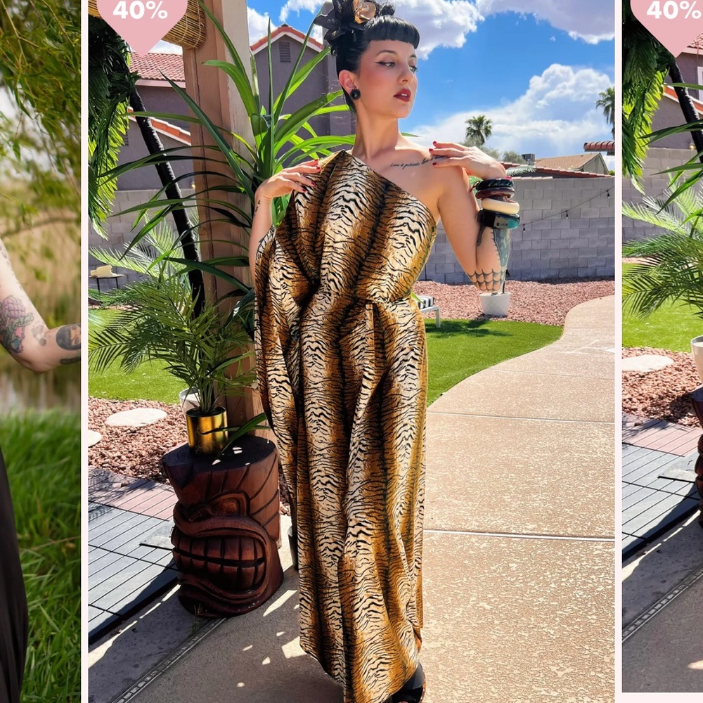 CURACAO CAFTAN DRESS IN Jersey